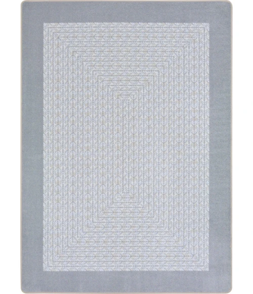 Joy Carpets Kid Essentials Silver Like Home 5ft.4in. x 7ft.8in. Rect. Rug