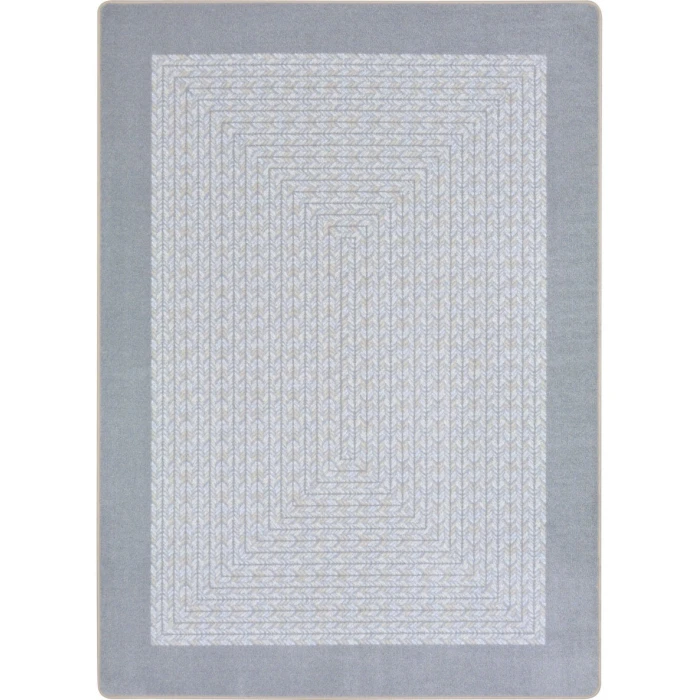 Joy Carpets Kid Essentials Silver Like Home 3ft.10in. x 5ft.4in. Rect. Rug