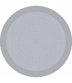 Joy Carpets Kid Essentials Silver Like Home 5ft.4in. Round Rug