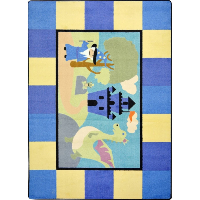 Joy Carpets Kid Essentials Multi Lil Wizard 7ft.8in. x 10ft.9in. Rect. Rug