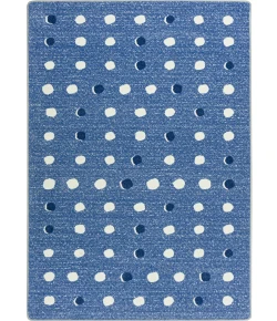 Joy Carpets Claremont Kids Blue Skies Little Moons 3ft.10in. x 5ft.4in. Rect. Rug