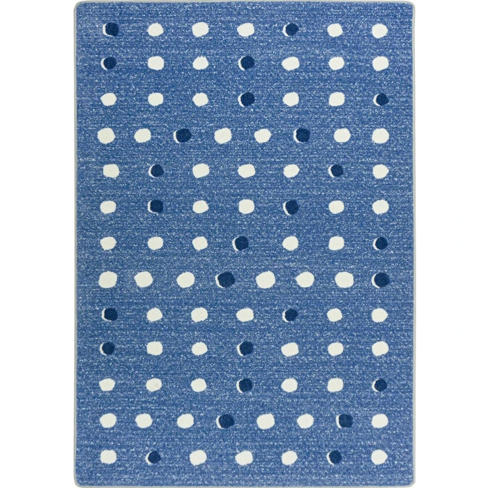 Joy Carpets Claremont Kids Blue Skies Little Moons 5ft.4in. x 7ft.8in. Rect. Rug