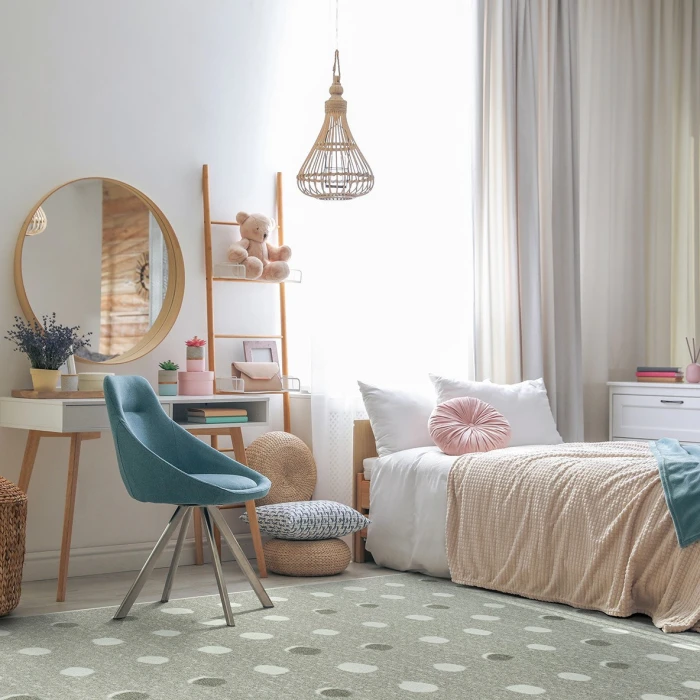Joy Carpets Claremont Kids Linen Little Moons 7ft.8in. x 10ft.9in. Rect. Rug