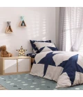 Joy Carpets Claremont Kids Cloudy Little Moons 3ft.10in. x 5ft.4in. Rect. Rug
