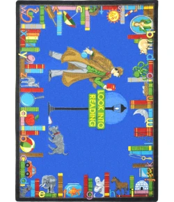 Joy Carpets Kid Essentials Multi Look Into Reading 10ft.9in. x 13ft.2in. Rect. Rug