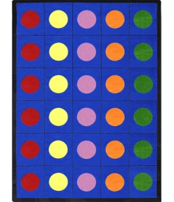 Joy Carpets Kid Essentials Multi Lots of Dots 10ft.9in. x 13ft.2in. Rect. Rug