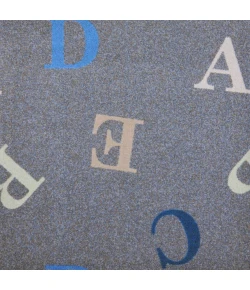 Joy Carpets Playful Patterns Seaside Love Letters 3ft.10in. x 5ft.4in. Rect. Rug
