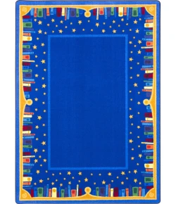 Joy Carpets Kid Essentials Multi Magic of Reading 7ft.8in. x 10ft.9in. Rect. Rug