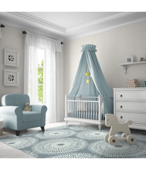 Joy Carpets Claremont Kids Cloudy Make A Wish 7ft.8in. x 10ft.9in. Rect. Rug