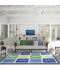 Joy Carpets Summer Solstice Multi Marine Life 7ft.8in. x 10ft.9in. Rect. Rug