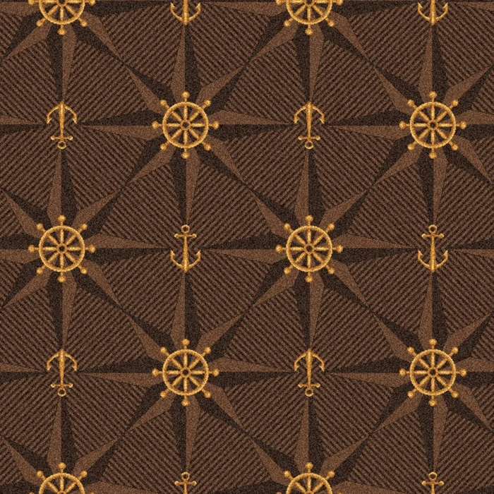 Joy Carpets Kaleidoscope Chocolate Mariners Tale 10ft.9in. x 13ft.2in. Rect. Rug