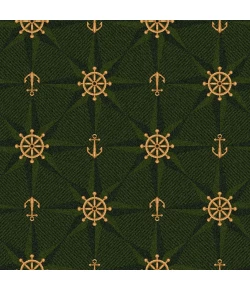 Joy Carpets Kaleidoscope Emerald Mariners Tale 10ft.9in. x 13ft.2in. Rect. Rug