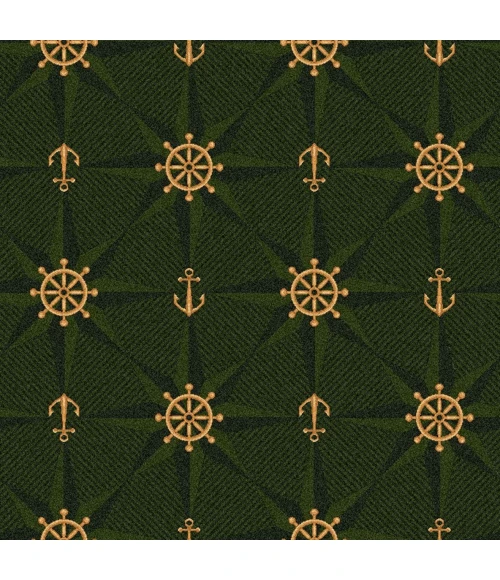 Joy Carpets Kaleidoscope Emerald Mariners Tale 10ft.9in. x 13ft.2in. Rect. Rug