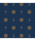 Joy Carpets Kaleidoscope Navy Mariners Tale 10ft.9in. x 13ft.2in. Rect. Rug