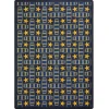 Joy Carpets Any Day Matinee Blue Marquee Star 7ft.8in. x 10ft.9in. Rect. Rug