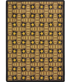 Joy Carpets Any Day Matinee Chocolate Marquee Star 10ft.9in. x 13ft.2in. Rect. Rug