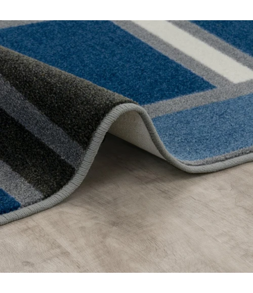 Joy Carpets First Take Sapphire Matilda 5ft.4in. x 7ft.8in. Rect. Rug