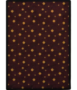 Joy Carpets Any Day Matinee Burgundy Milky Way 7ft.8in. x 10ft.9in. Rect. Rug
