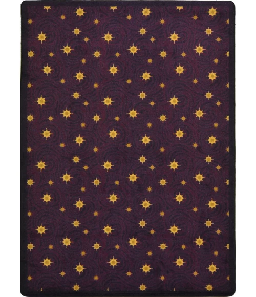 Joy Carpets Any Day Matinee Wine Milky Way 3ft.10in. x 5ft.4in. Rect. Rug