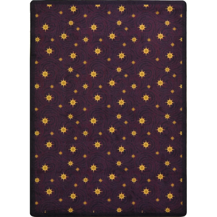 Joy Carpets Any Day Matinee Wine Milky Way 3ft.10in. x 5ft.4in. Rect. Rug