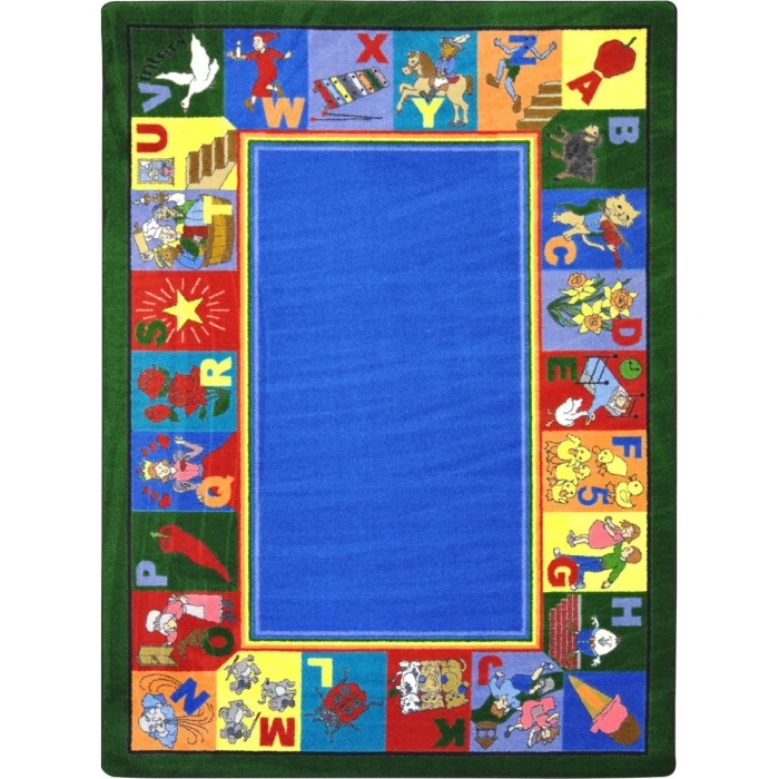 Joy Carpets Kid Essentials Multi My Favorite Rhymes 10ft.9in. x 13ft.2in. Rect. Rug