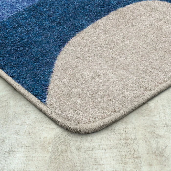 Joy Carpets Kid Essentials Multi Nature Forms 7ft. 8in. x 10ft. 9in. Rect. Rug