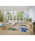 Joy Carpets Kid Essentials Multi Nature Forms 7ft. 8in. x 10ft. 9in. Rect. Rug