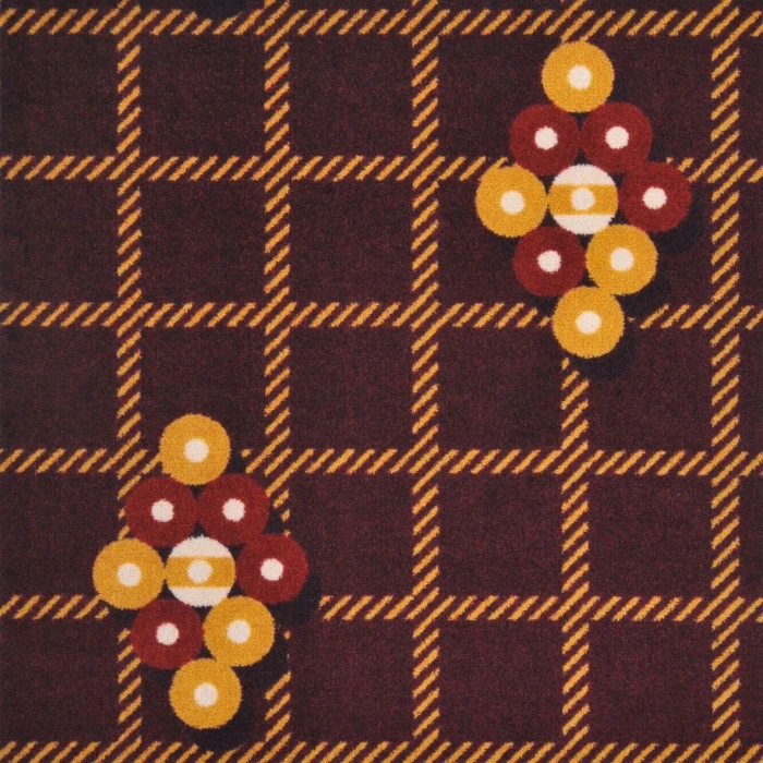 Joy Carpets Games People Play Burgundy Nine Ball 3ft.10in. x 5ft.4in. Rect. Rug