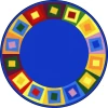 Joy Carpets Kid Essentials Brights Off Balance 13ft.2in. Round Rug