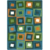 Joy Carpets Kid Essentials Citrus Off Balance 7ft.8in. x 10ft.9in. Rect. Rug