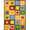 Joy Carpets Kid Essentials Neutrals Off Balance 3ft.10in. x 5ft.4in. Rect. Rug