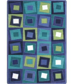 Joy Carpets Kid Essentials Violet Off Balance 7ft.8in. x 10ft.9in. Rect. Rug