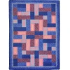 Joy Carpets Kid Essentials Purple Off Beat 10ft.9in. x 13ft.2in. Rect. Rug