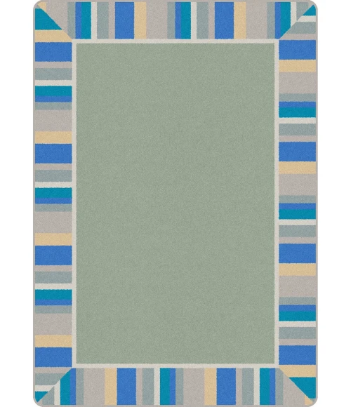 Joy Carpets Kid Essentials Sage Off the Cuff 10ft.9in. x 13ft.2in. Rect. Rug