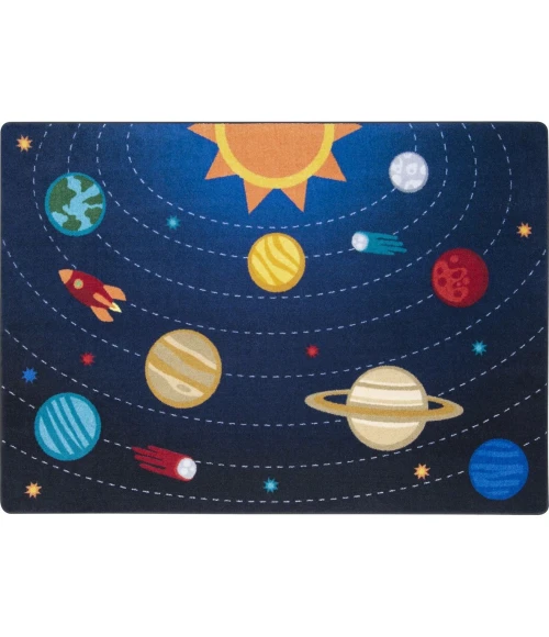Joy Carpets Kid Essentials Multi Out of this World 7ft.8in. x 10ft.9in. Rect. Rug
