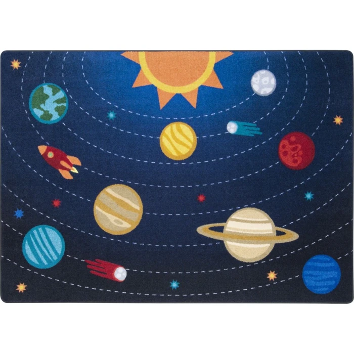 Joy Carpets Kid Essentials Multi Out of this World 7ft.8in. x 10ft.9in. Rect. Rug