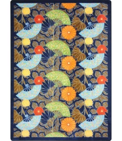 Joy Carpets Kaleidoscope Brown Pacific Rim 5ft.4in. x 7ft.8in. Rect. Rug