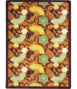 Joy Carpets Kaleidoscope Rust Pacific Rim 3ft.10in. x 5ft.4in. Rect. Rug