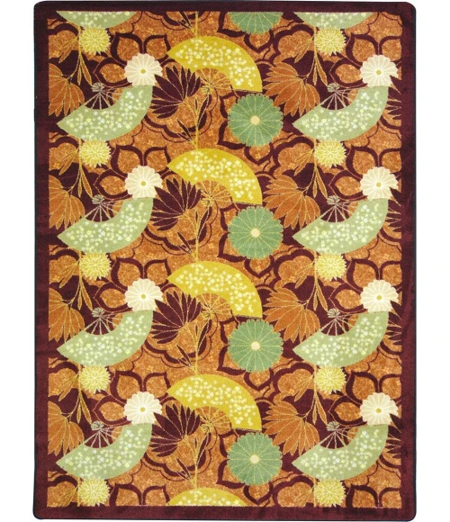 Joy Carpets Kaleidoscope Rust Pacific Rim 3ft.10in. x 5ft.4in. Rect. Rug