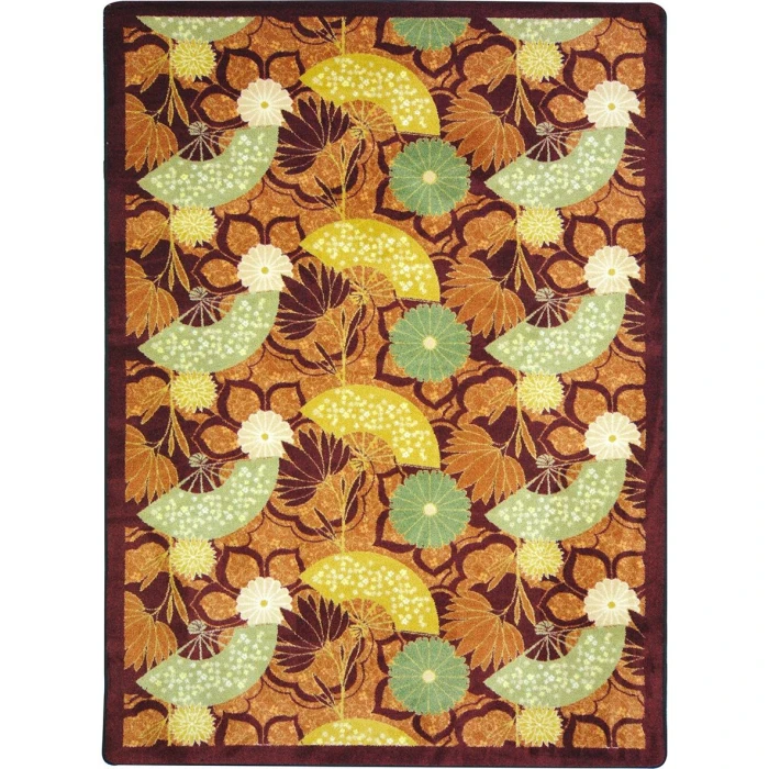 Joy Carpets Kaleidoscope Rust Pacific Rim 5ft.4in. x 7ft.8in. Rect. Rug