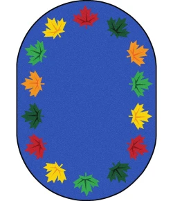 Joy Carpets Kid Essentials Multi Parliament Hill 7ft.8in. x 10ft.9in. Oval Rug