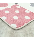 Joy Carpets Claremont Kids Blush Patchwork Girl 5ft.4in. x 7ft.8in. Rect. Rug
