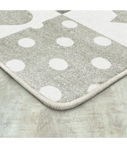 Joy Carpets Claremont Kids Linen Patchwork Girl 3ft.10in. x 5ft.4in. Rect. Rug