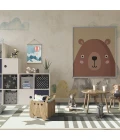 Joy Carpets Claremont Kids Linen Patchwork Boy 5ft.4in. x 7ft.8in. Rect. Rug