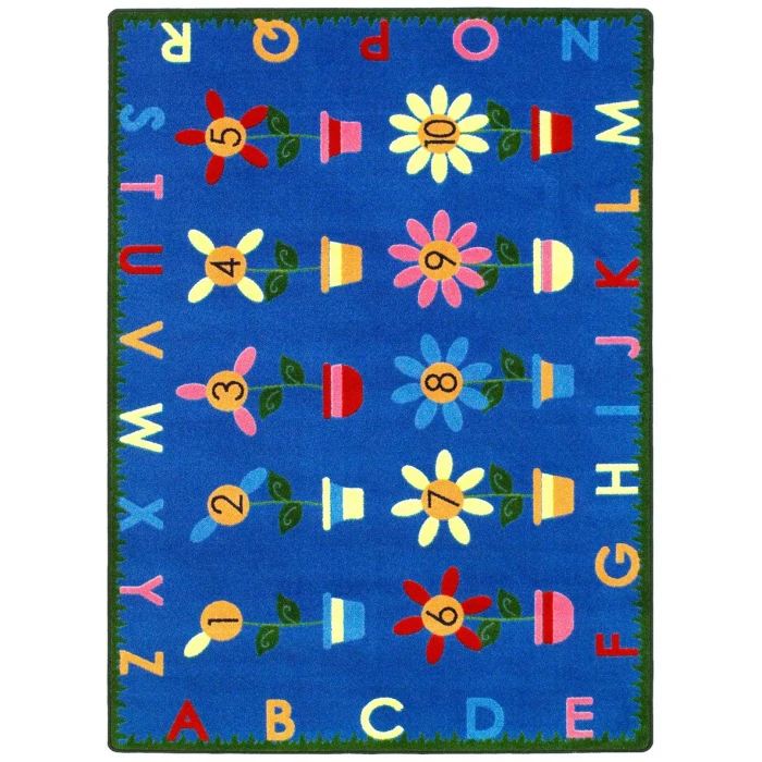 Joy Carpets Kid Essentials Multi Petal Pushers 10ft.9in. x 13ft.2in. Rect. Rug