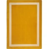 Joy Carpets Kid Essentials Goldenrod Portrait 10ft.9in. x 13ft.2in. Oval Rug