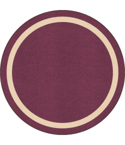 Joy Carpets Kid Essentials Heather Portrait 5ft.4in. Round Rug
