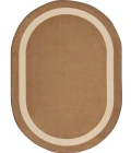 Joy Carpets Kid Essentials Mocha Portrait 10ft.9in. x 13ft.2in. Oval Rug