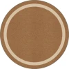 Joy Carpets Kid Essentials Mocha Portrait 5ft.4in. Round Rug