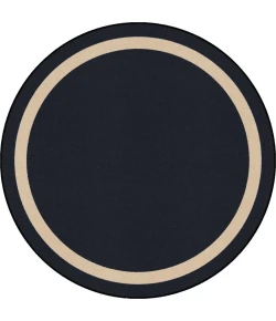 Joy Carpets Kid Essentials Onyx Portrait 5ft.4in. Round Rug